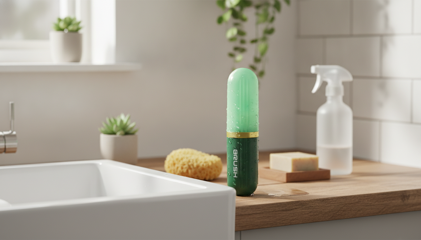 Eco Portable Cleaning Brush with Soap Dispenser (3-in-1)