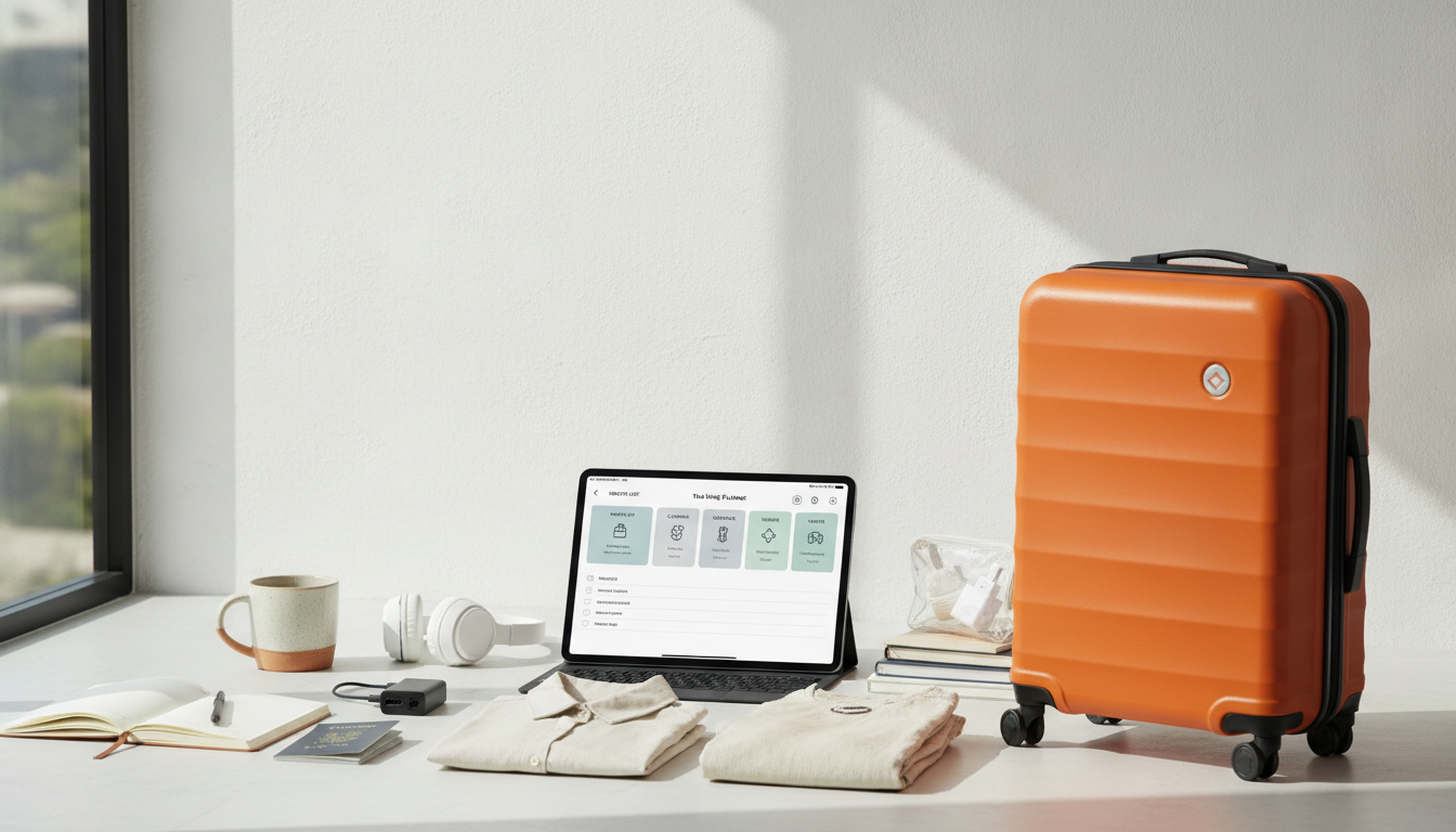 Minimalist Packing Planner: Travel Light, Stress Less